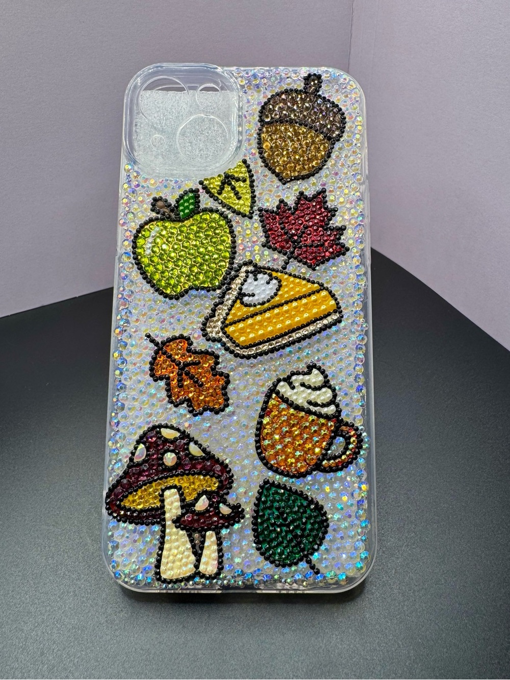 Fall Rhinestone iPhone 15 Plus Case